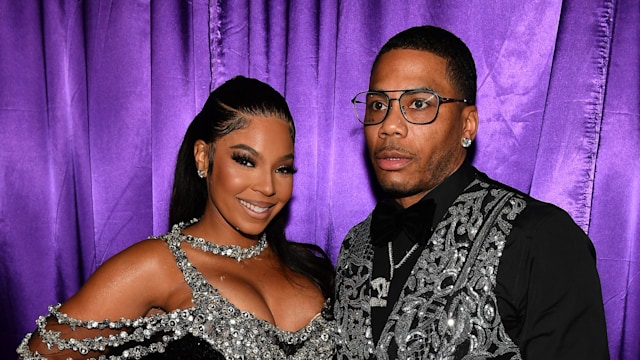 Ashanti and Nelly attend 3rd Annual Birthday Ball for Quality Control CEO Pierre "P" Thomas at The Fox Theatre on June 08, 2023 in Atlanta, Georgia