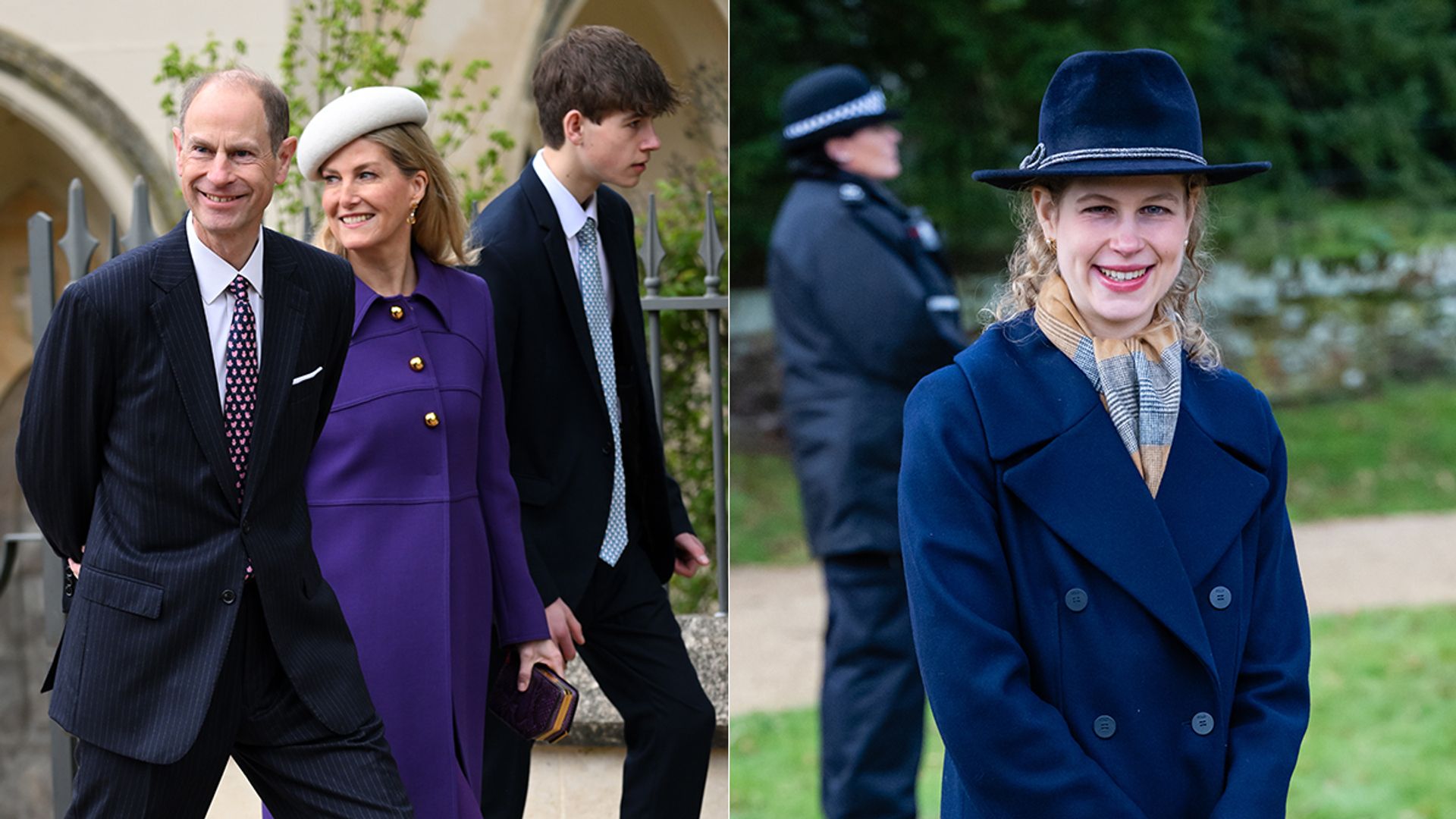 The Edinburghs attend Easter Sunday service without Lady Louise Windsor