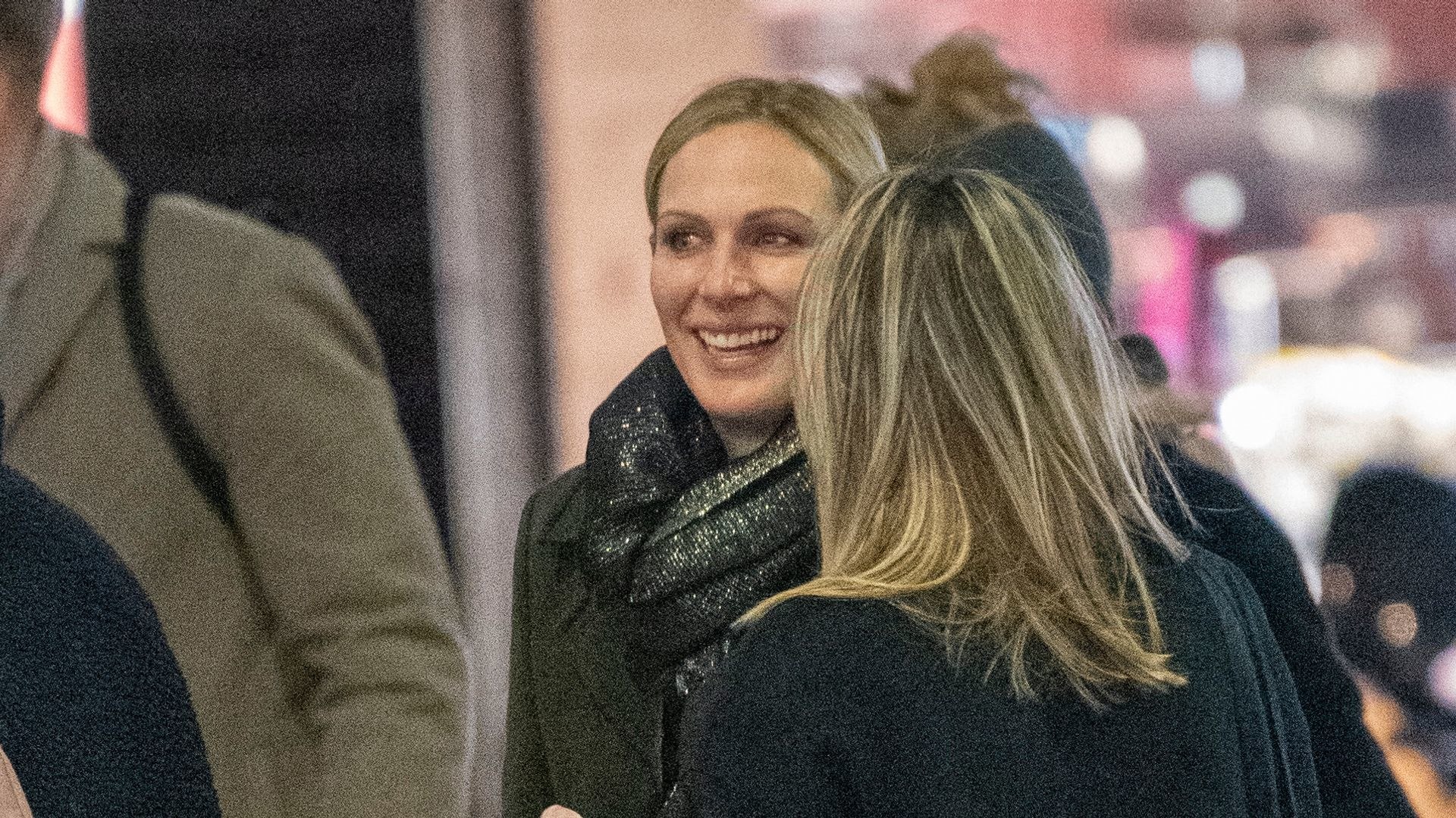 Zara Tindall smiling and laughing