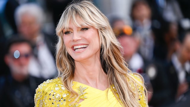 Heidi Klum attends the "La Passion De Dodin Bouffant" red carpet during the 76th annual Cannes film festival at Palais des Festivals on May 24, 2023 in Cannes, France