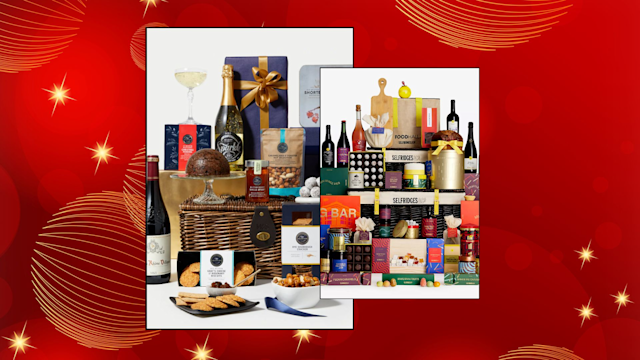 christmas hampers collage 