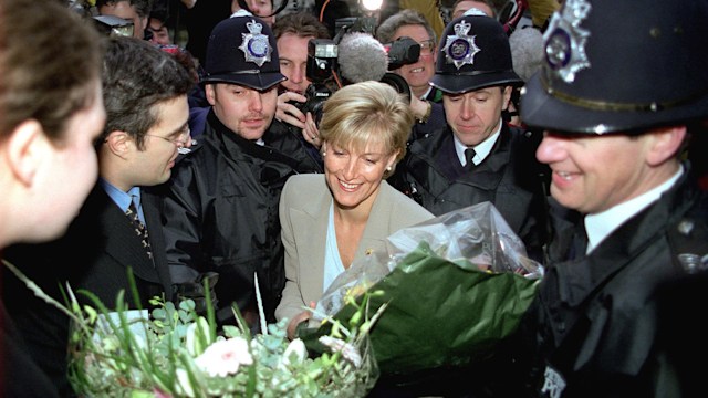 Miss Sophie Rhys-jones Arriving At Work At Her Public Relations Firm In London's Mayfair The Day After The Announcement Of Her Engagement To Prince Edward. 