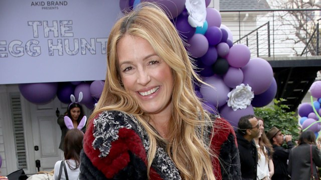 Cat Deeley in woollen jacket