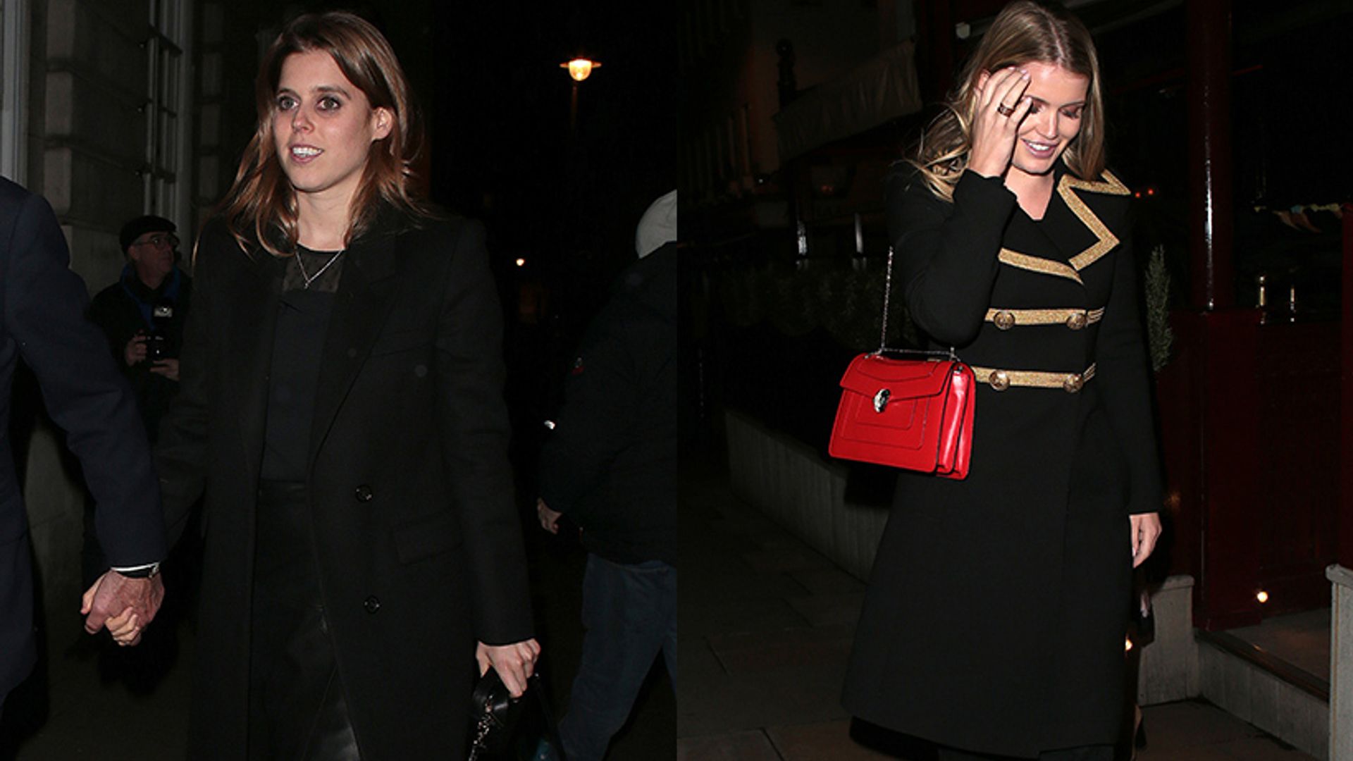 Princess Beatrice and Lady Kitty Spencer were pictured at Loulou's in ...