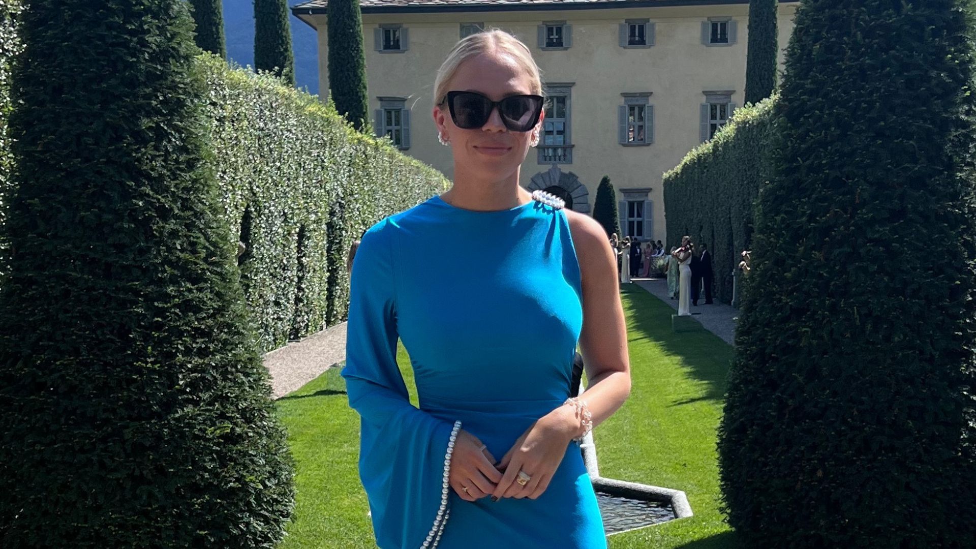 What I wore to my friend's wedding in Lake Como