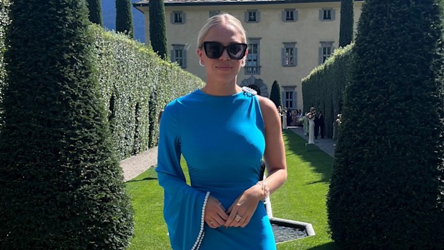 What I wore to my friend's wedding in Lake Como