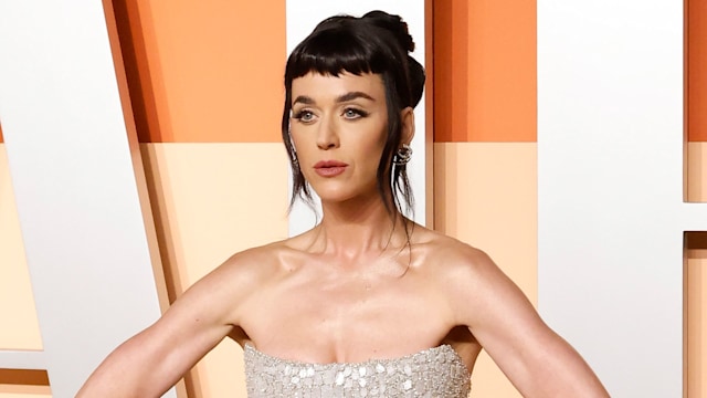 Katy Perry attends the 2025 Vanity Fair Oscar Party hosted by Radhika Jones at Wallis Annenberg Center for the Performing Arts on March 02, 2025 in Beverly Hills, California.