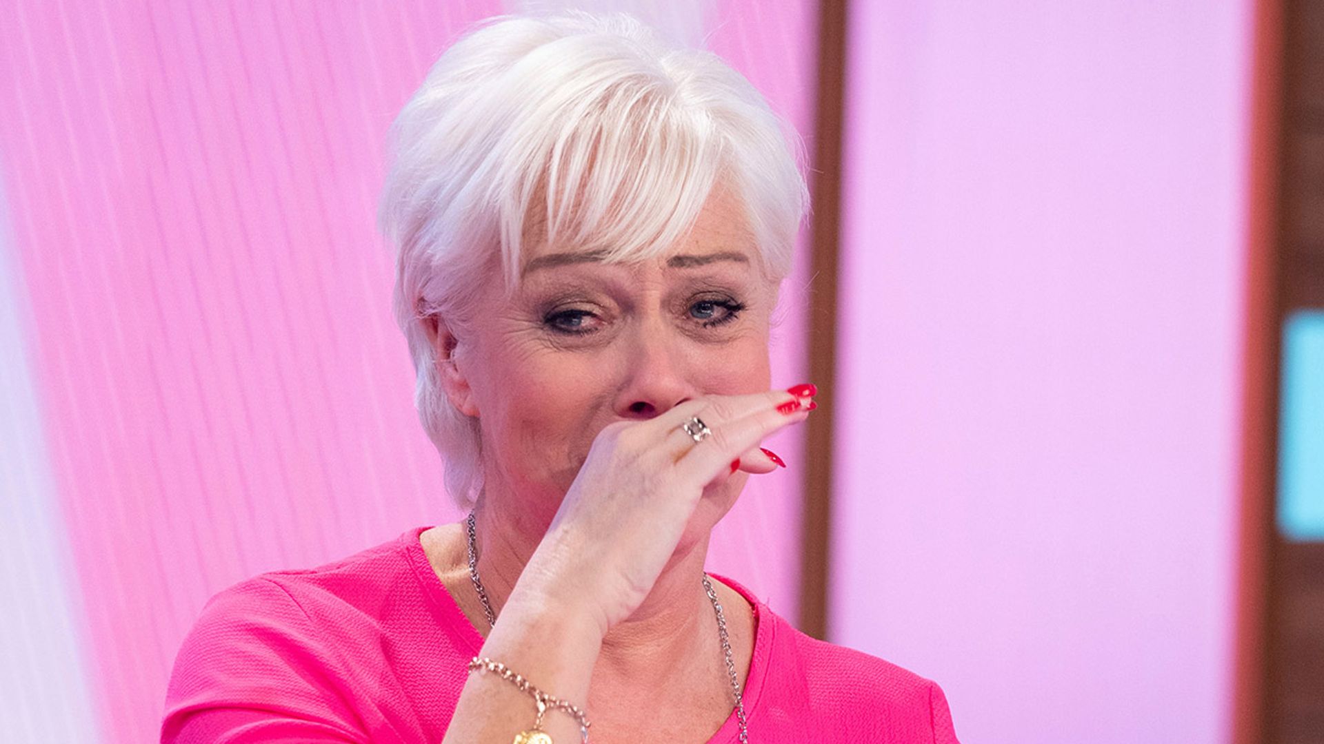 denise welch crying