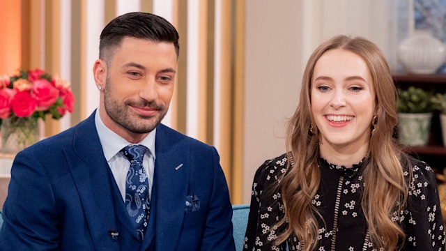 Giovanni Pernice and Rose Ayling-Ellis sat together