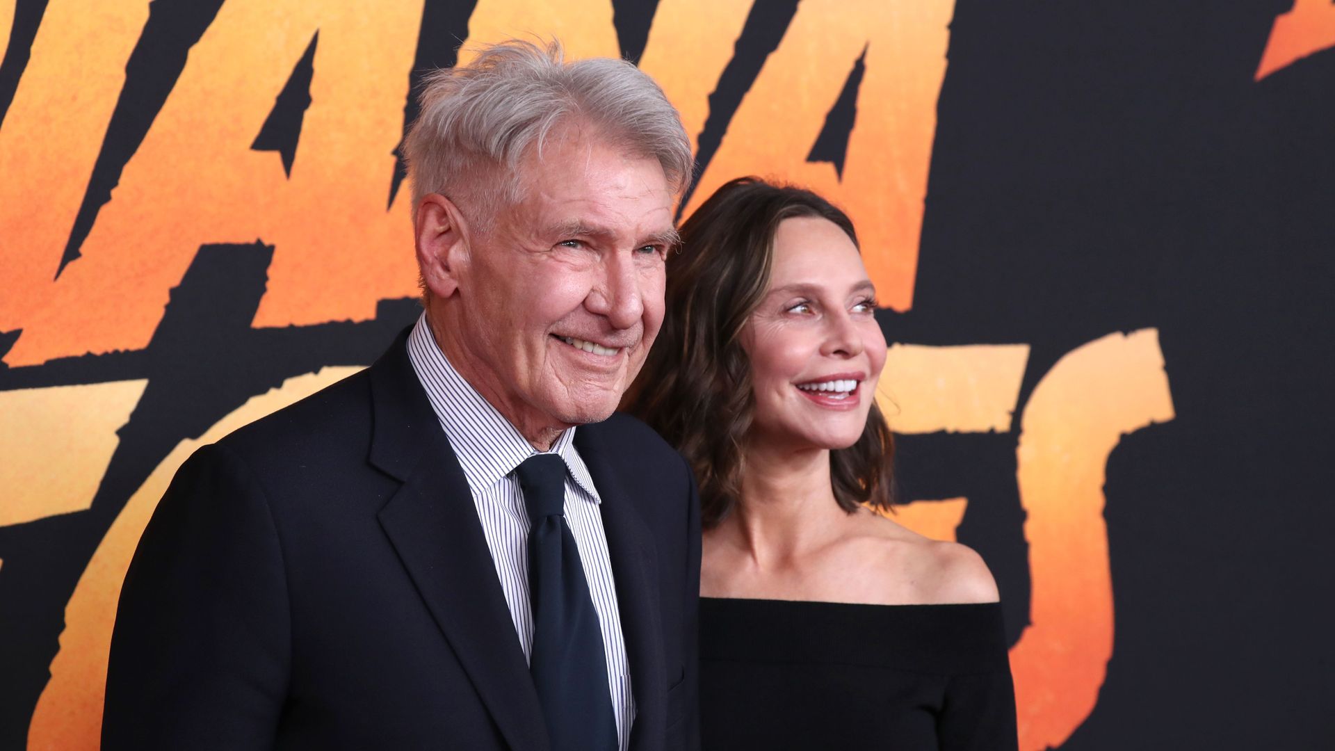 Harrison Ford, 80, steals the show on the red carpet as he steps out with wife Calista Flockhart