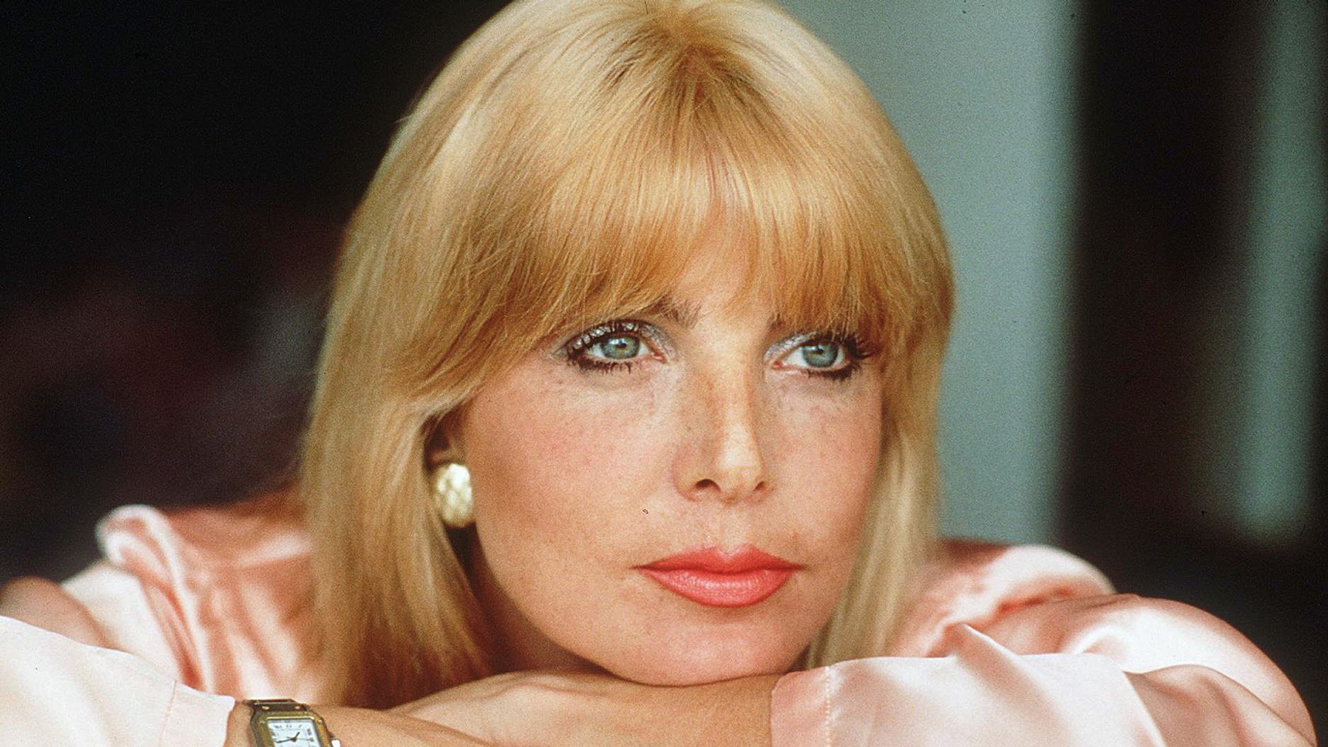 Close-up of blonde woman