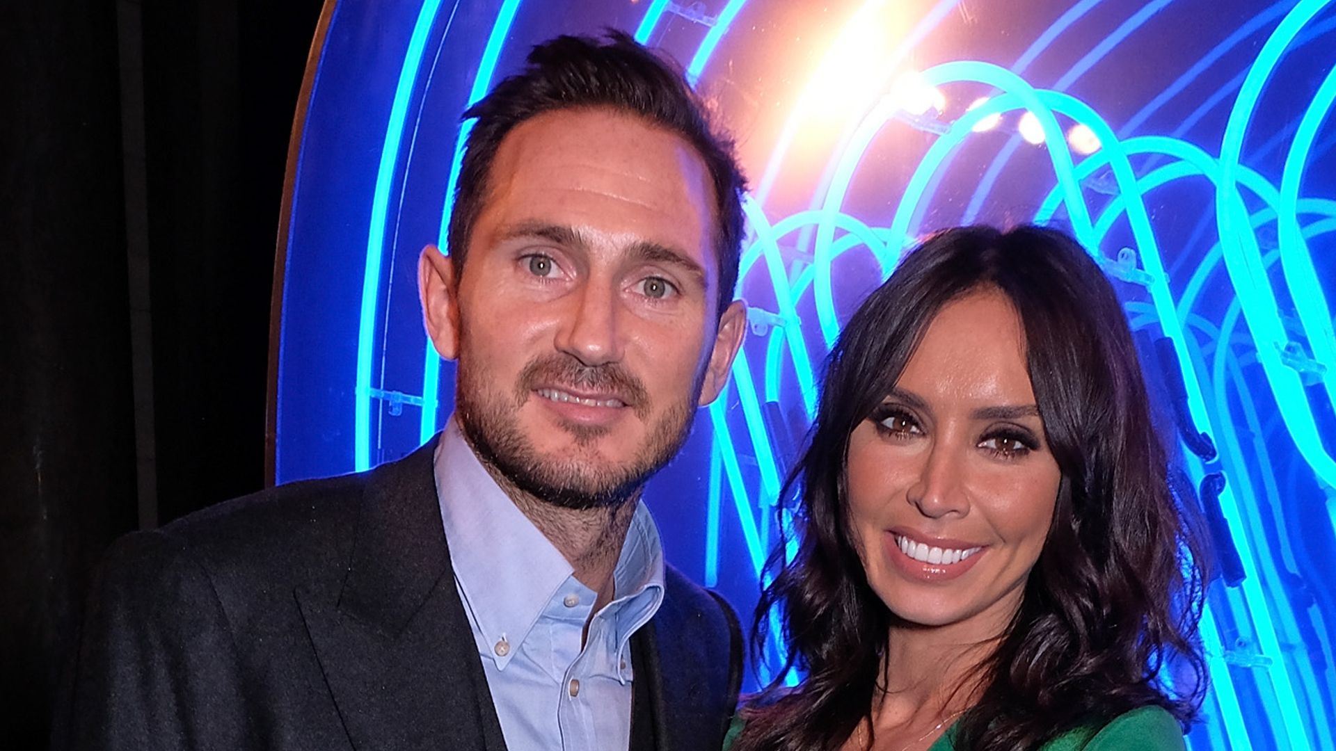 Frank Lampard and Christine Lampard standing together