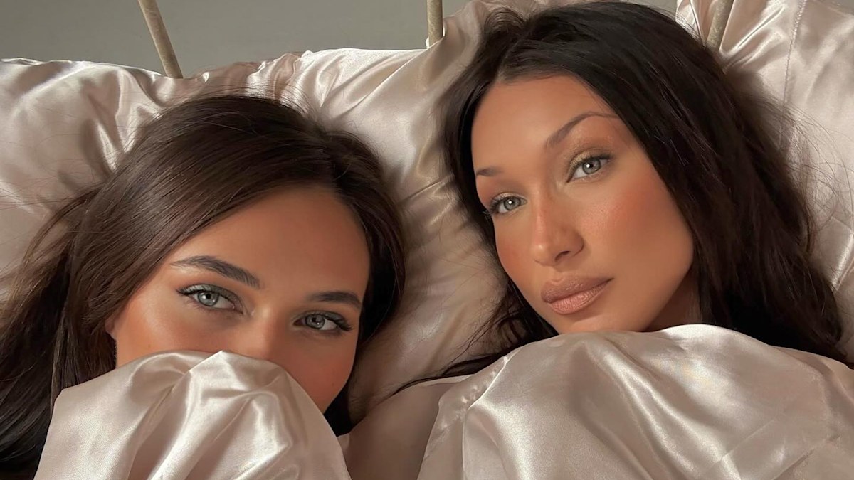 Bella Hadid and best friend Devon Lee Carlson just made lace lingerie a high fashion statement