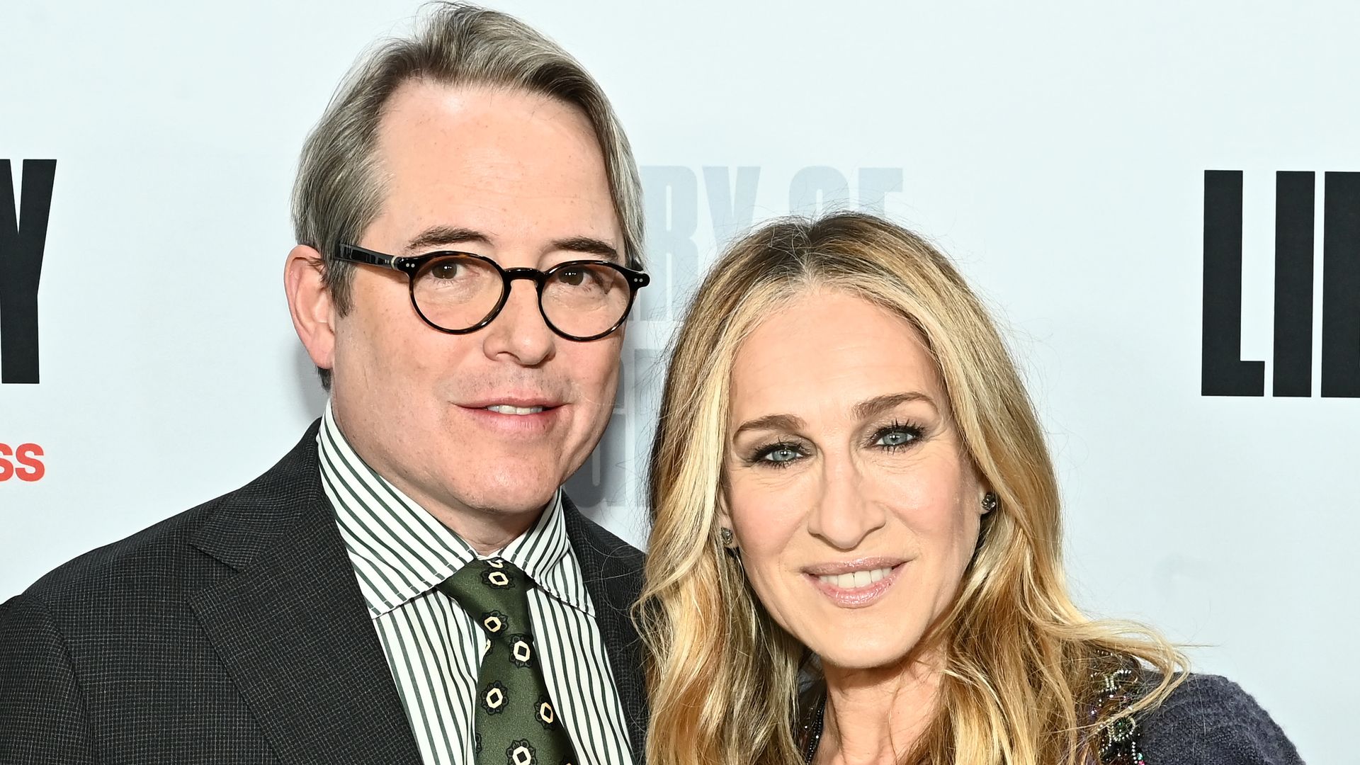 Matthew Broderick and Sarah Jessica Parker attend A Conversation with Sarah Jessica Parker and Matthew Broderick at the Library of Congress on April 25, 2022 in Washington, DC