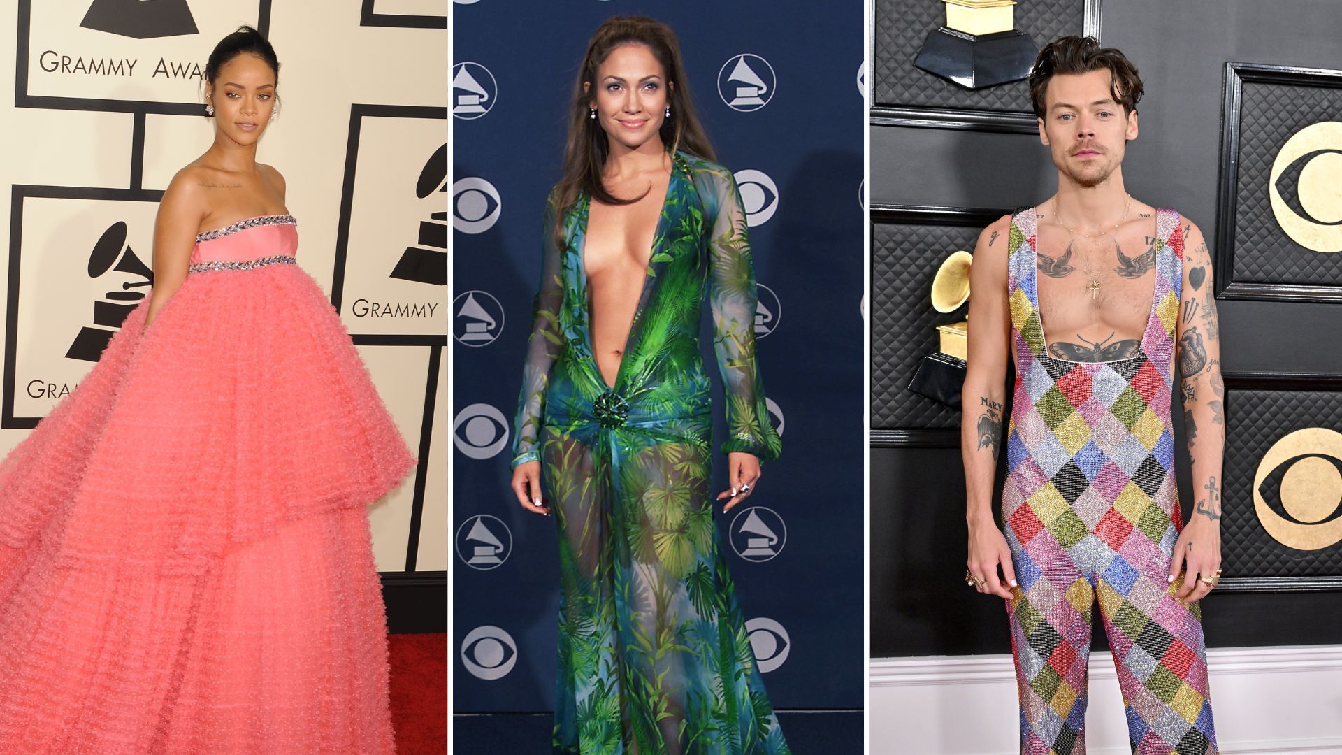 Jennifer Lopez, Rihanna, Harry Styles: The most iconic Grammys looks of all time