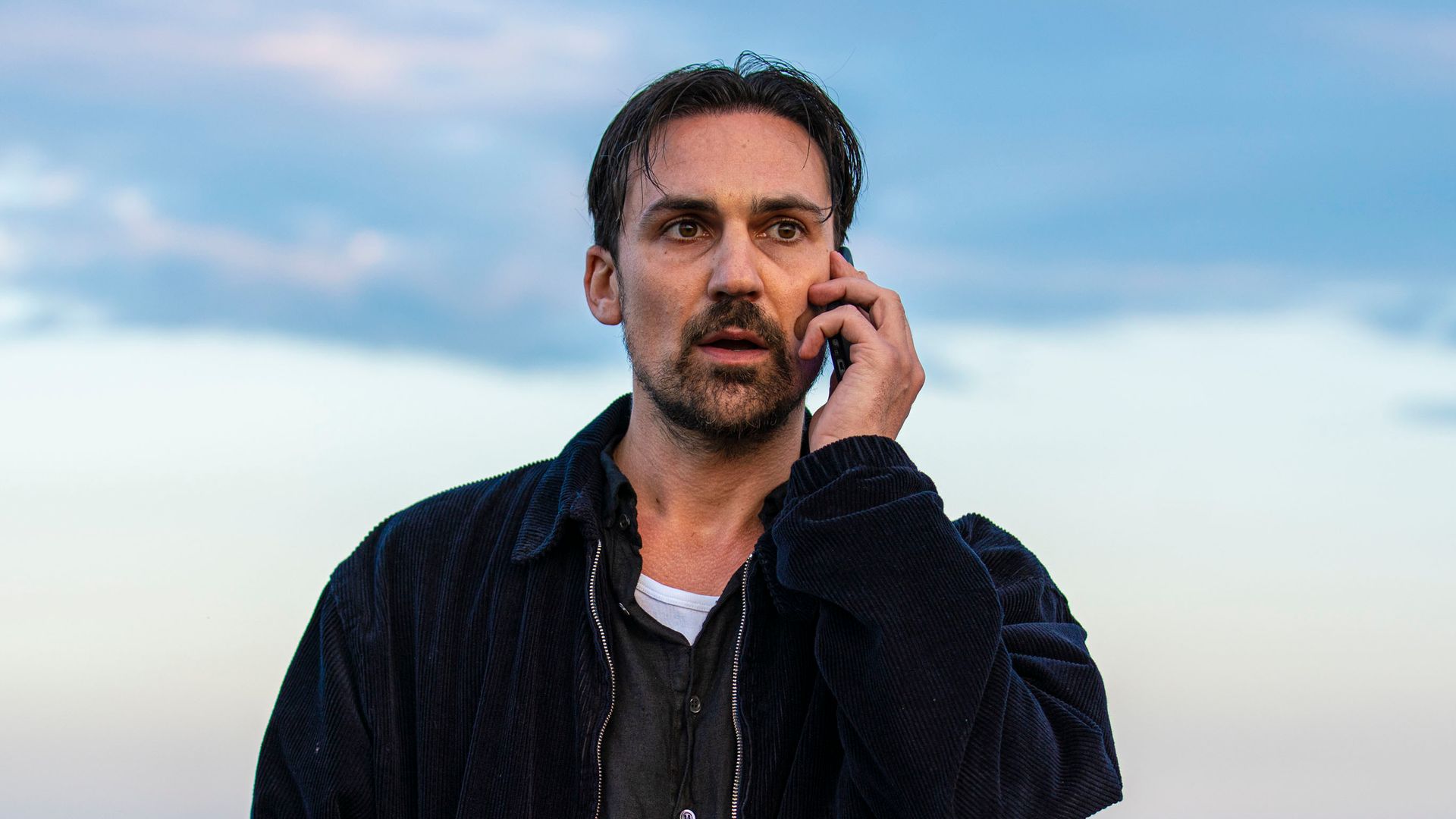 close-up man on phone 