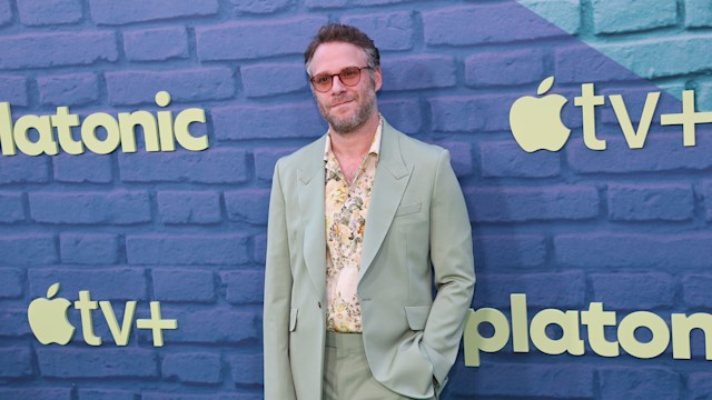 Seth Rogen attends the Los Angeles premiere of Apple TV+ original series "Platonic" at Regal LA Live on May 10, 2023 