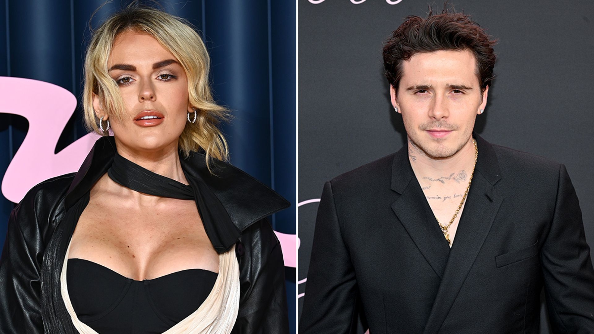 Split image of Tallia Storm and Brooklyn Beckham