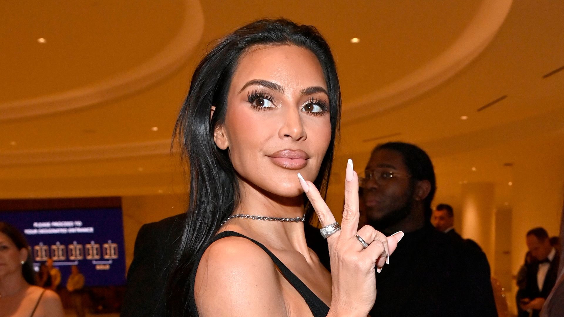 Kim Kardashian attends the Fontainebleau Las Vegas Star-Studded Grand Opening Celebration on December 13, 2023 in Las Vegas, Nevada. (Photo by David Becker/Getty Images for Fontainebleau Las Vegas)