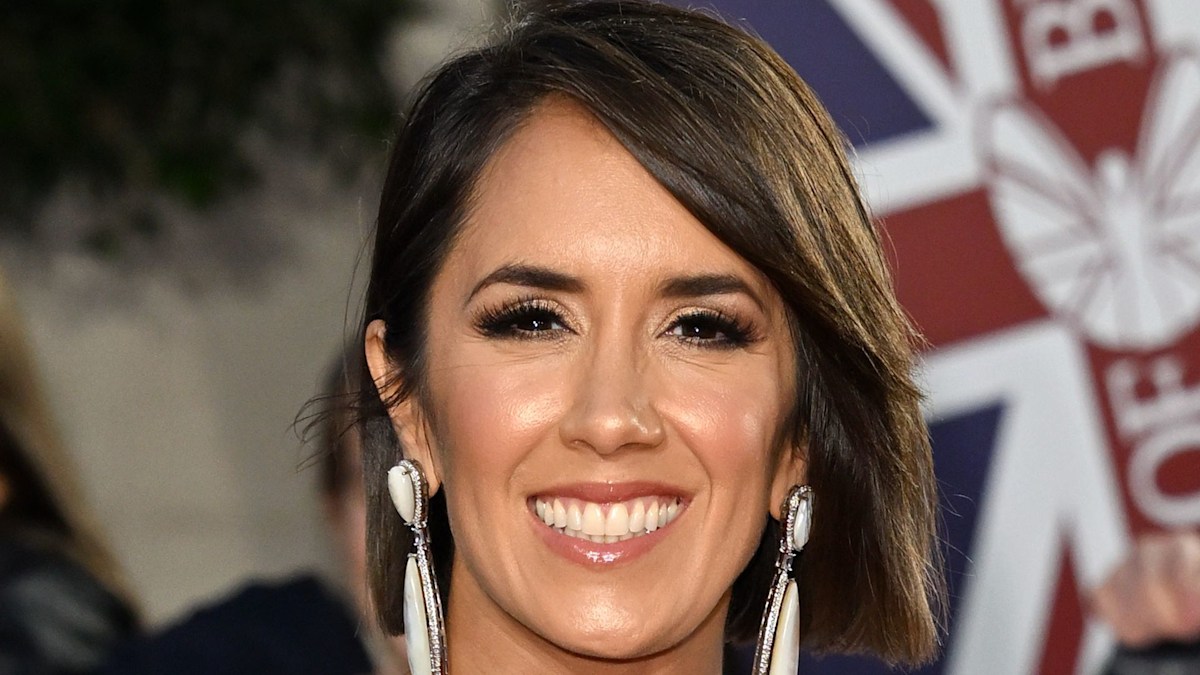 Pregnant Janette Manrara glows in gorgeous bump-skimming mini dress ...