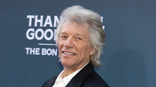 Jon Bon Jovi attends the "Thank You, Goodnight: The Bon Jovi Story" UK Premiere at the Odeon Luxe Leicester Square on April 17, 2024 in London, England.