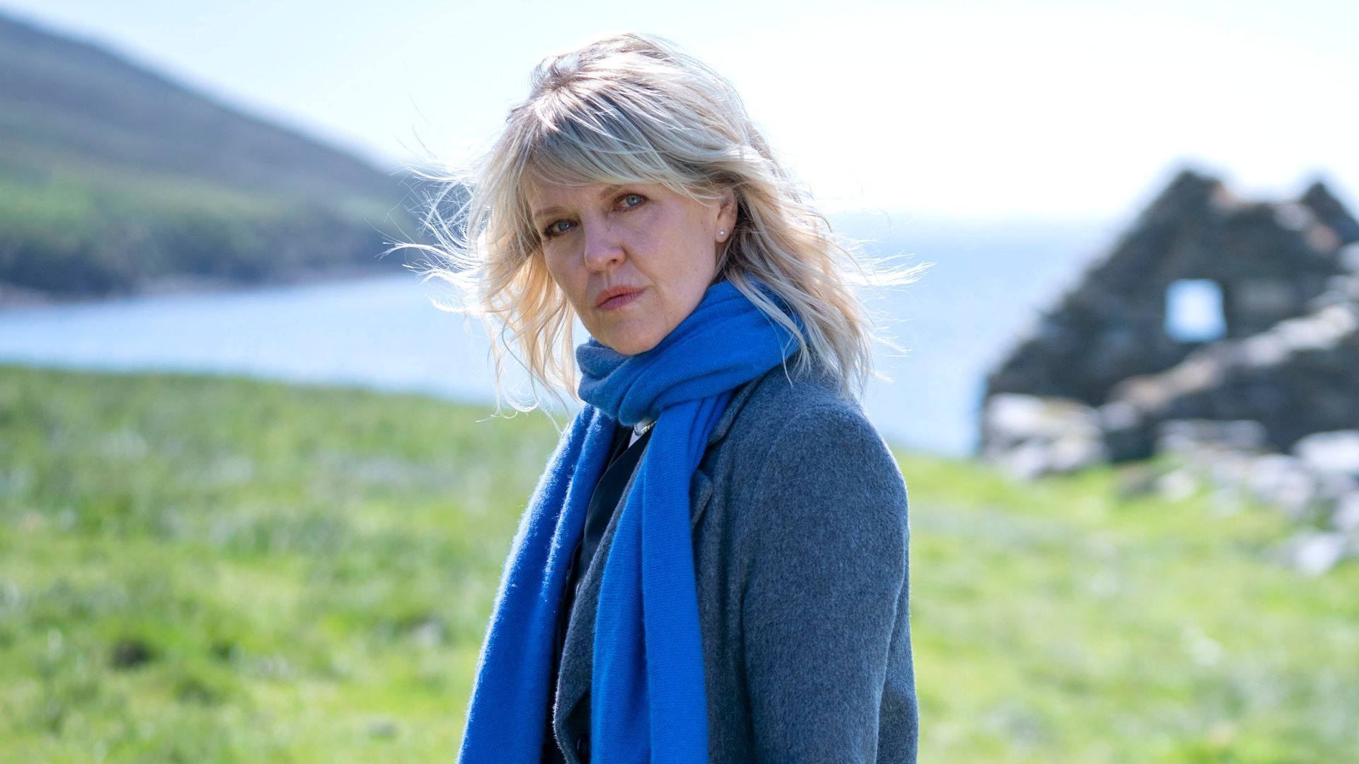 Ashley Jensen as DI Ruth Calder in Shetland