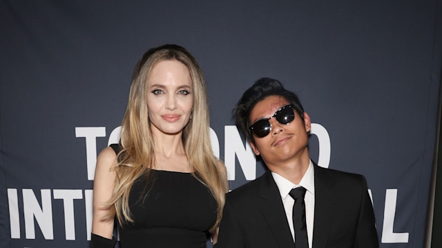 (L-R) Angelina Jolie and Pax Jolie-Pitt 