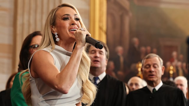 Carrie Underwood performs at the Inauguration Of Donald J. Trump