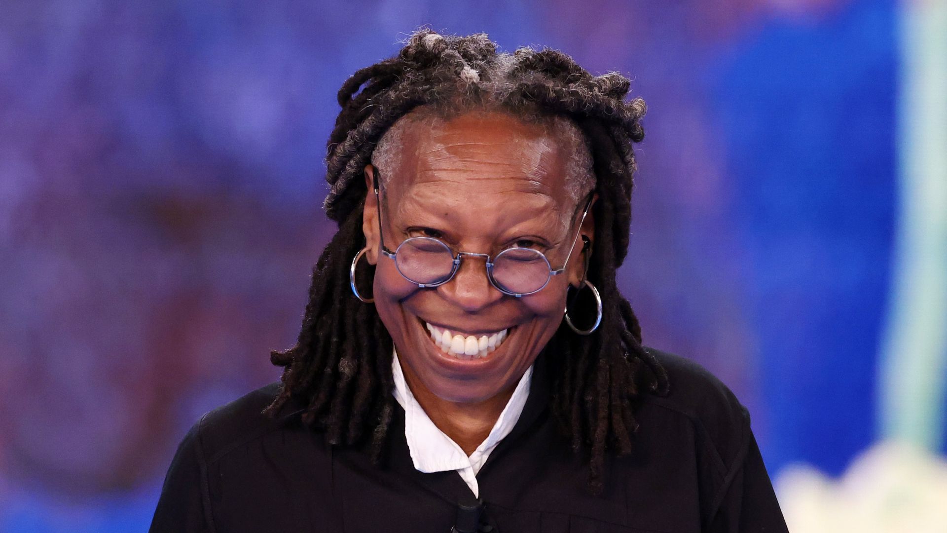 Whoopi on the Che Tempo Che Fa Italian TV show in April 