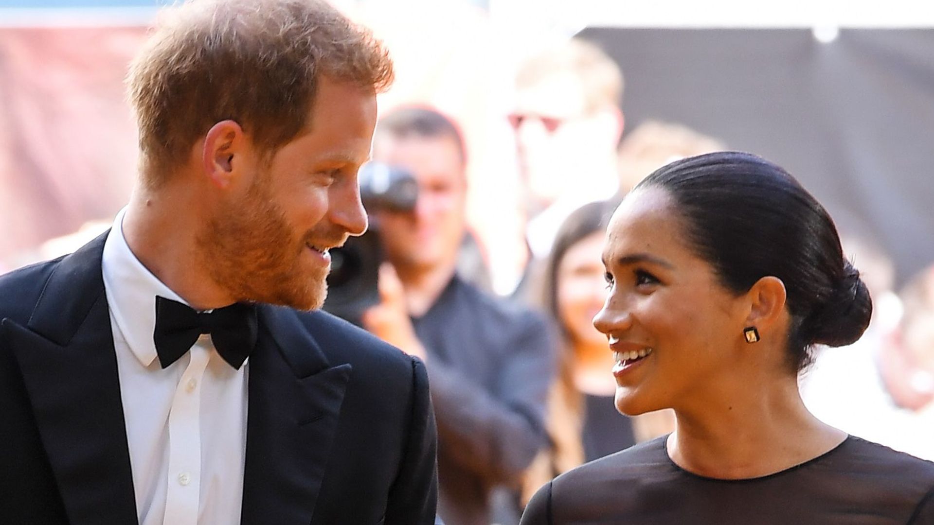 Prince Harry and Meghan at 'The Lion King' film premiere in 2019