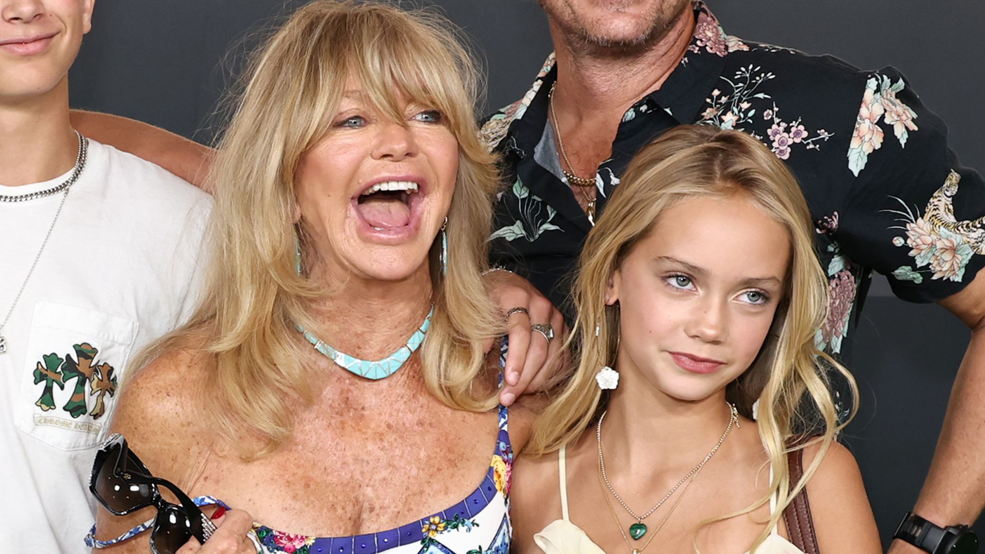 Goldie Hawn with granddaughter Rio Hudson 