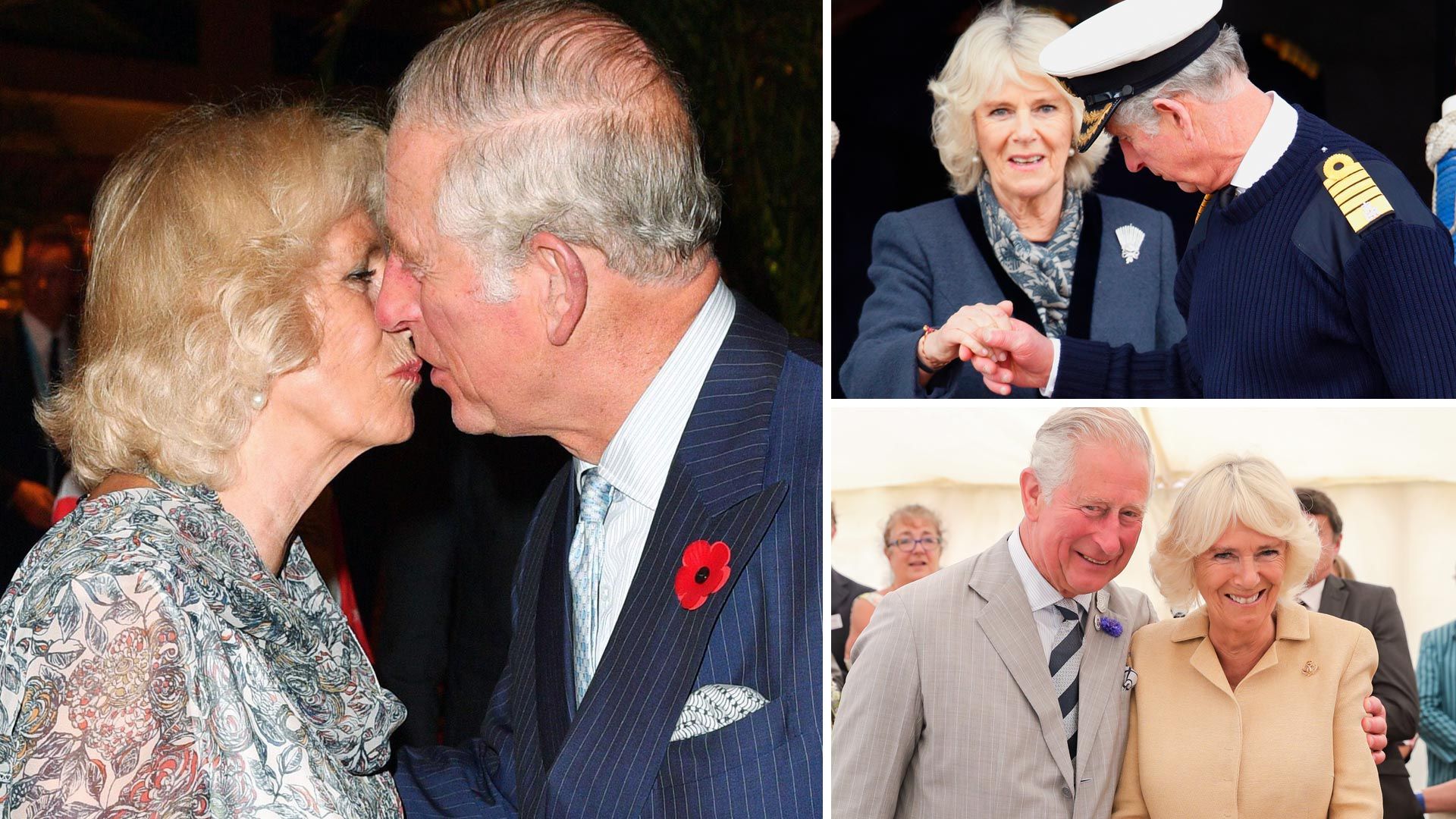 Charles and Camilla kissing, holding hands and hugging in rare PDAs