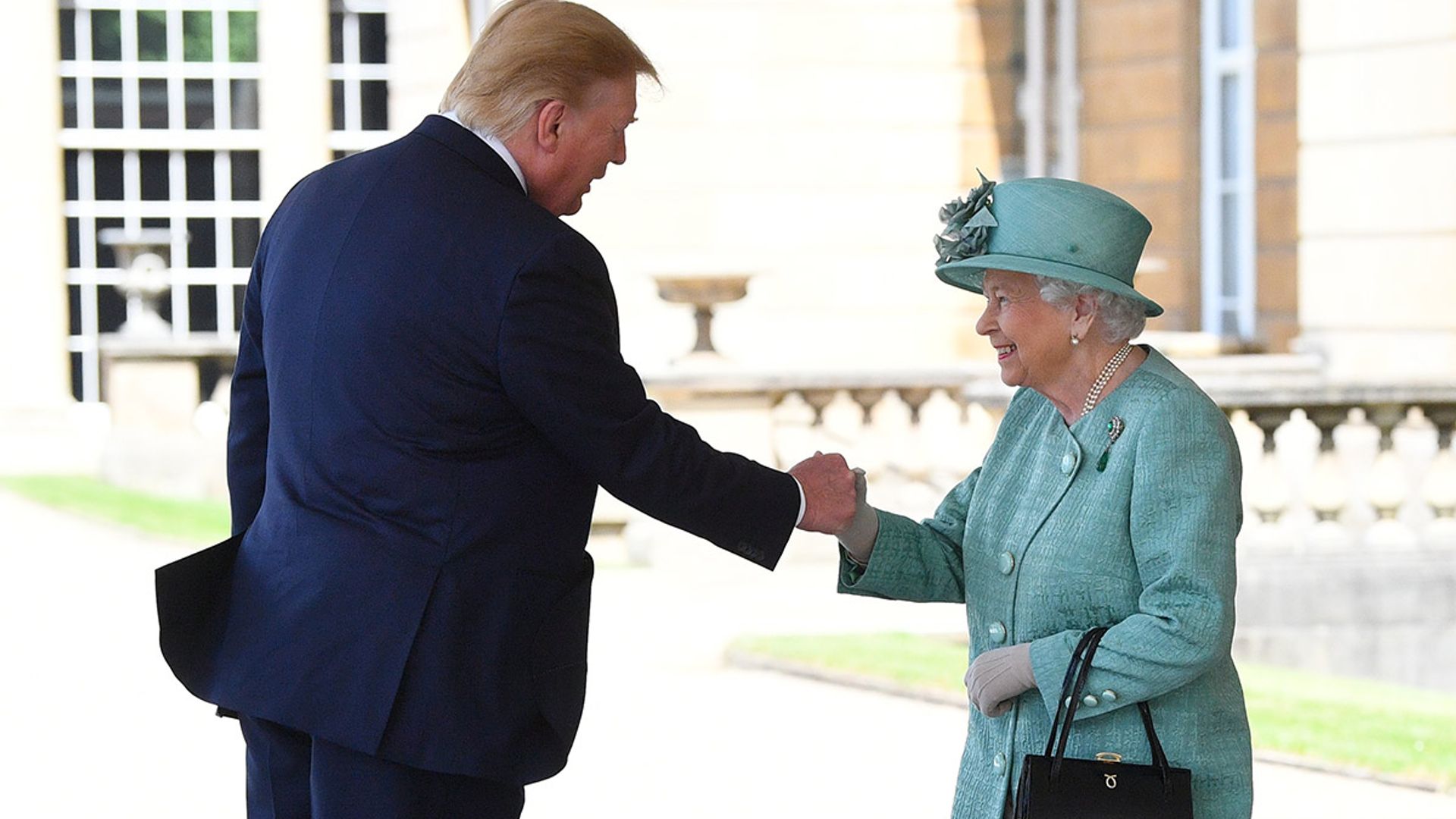 donald trump and the queen