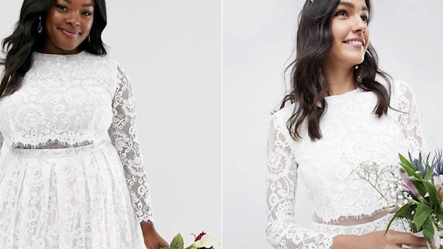 asos most popular wedding dress