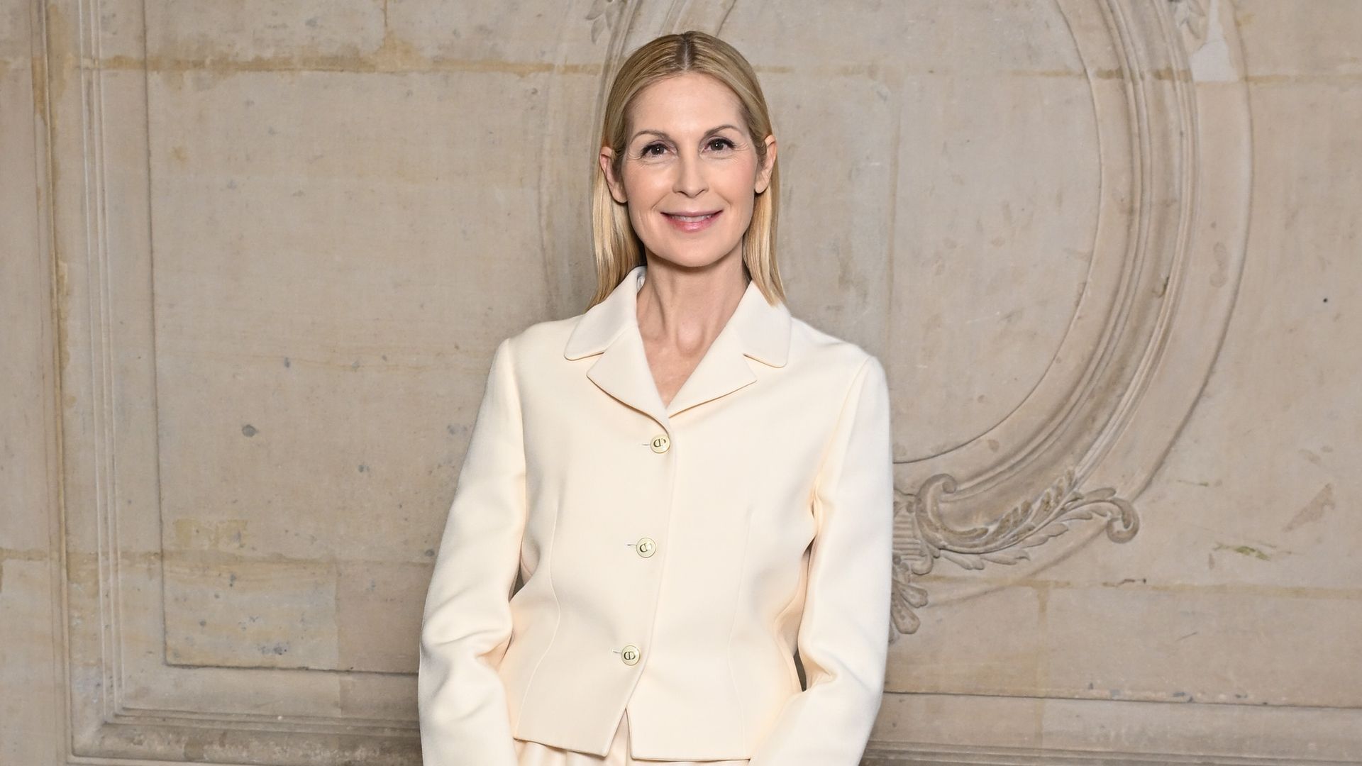 PARIS, FRANCE - JANUARY 22: (EDITORIAL USE ONLY - For Non-Editorial use please seek approval from Fashion House) Kelly Rutherford attends the Christian Dior Haute Couture Spring/Summer 2024 show as part of Paris Fashion Week  on January 22, 2024 in Paris, France. (Photo by Stephane Cardinale - Corbis/Corbis via Getty Images)