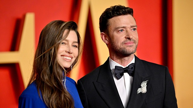 Jessica Biel, Justin Timberlake
attend the 2024 Vanity Fair Oscar Party Hosted By Radhika Jones at Wallis Annenberg Center for the Performing Arts on March 10, 2024 in Beverly Hills, California