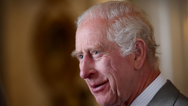 King Charles smiling 