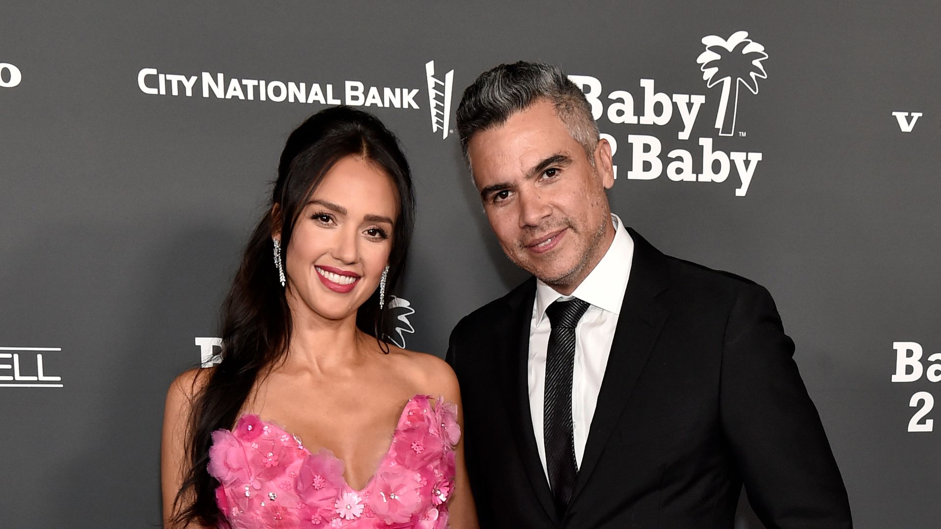 Jessica Alba and Cash Warren attend the 2022 Baby2Baby Gala presented by Paul Mitchell at Pacific Design Center on November 12, 2022 in West Hollywood, California