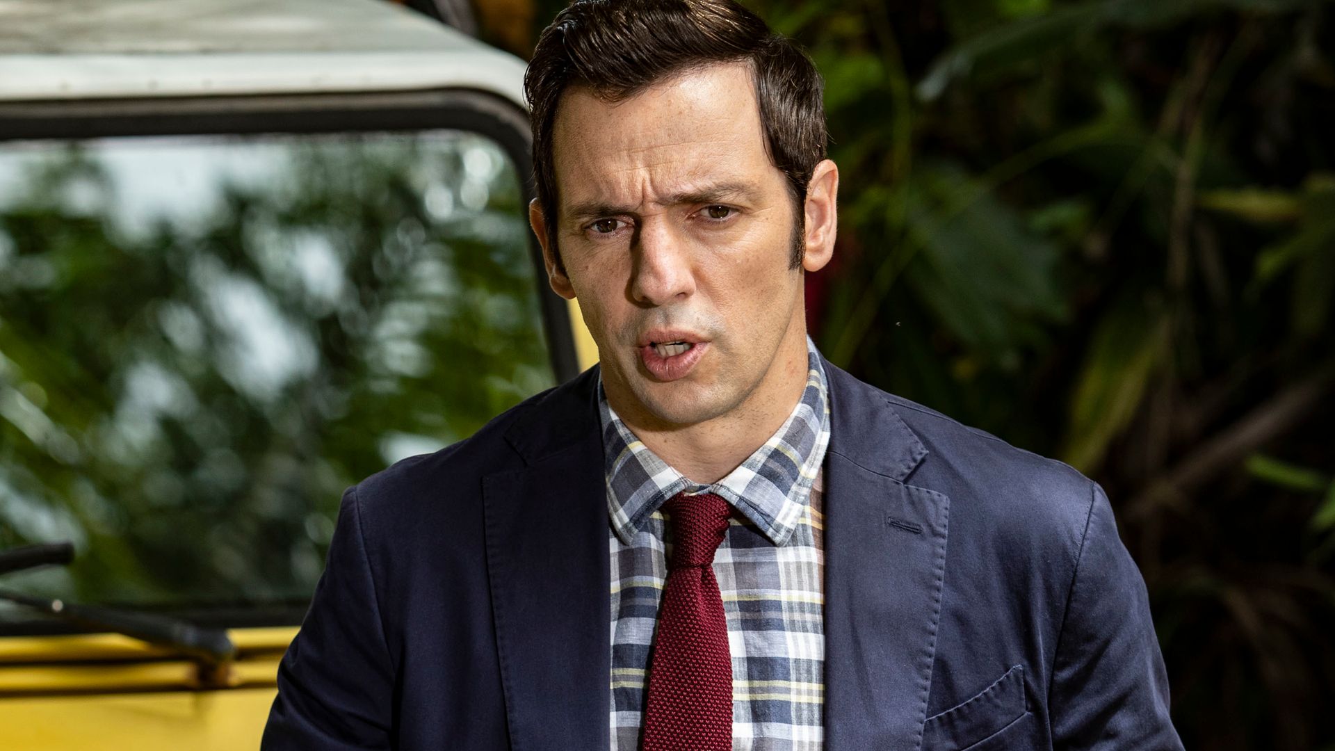 Ralf Little as DI Neville Parker on Death in Paradise