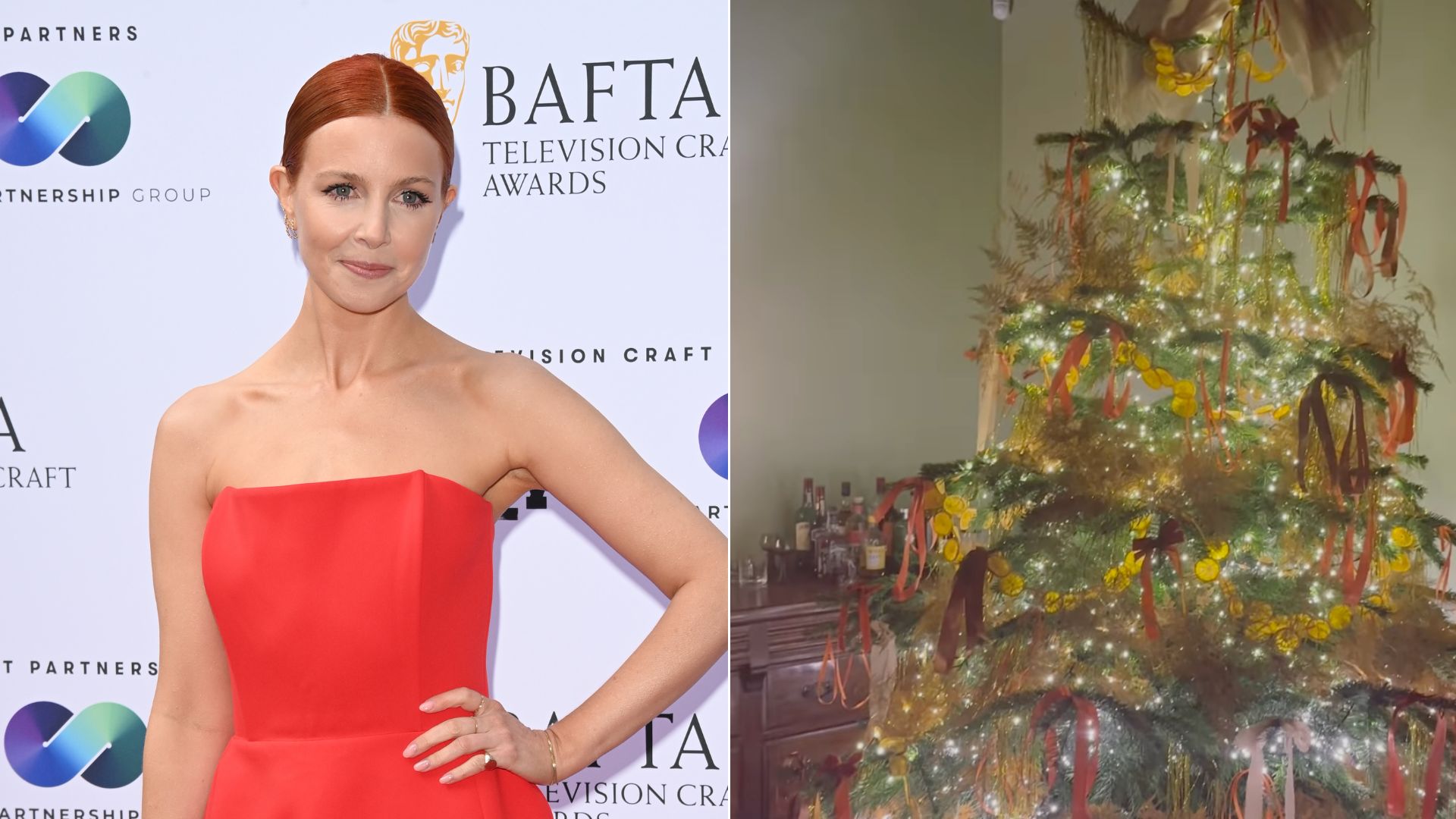 Stacey Dooley's unique Christmas tree at fashionable Liverpool home will make you double-take