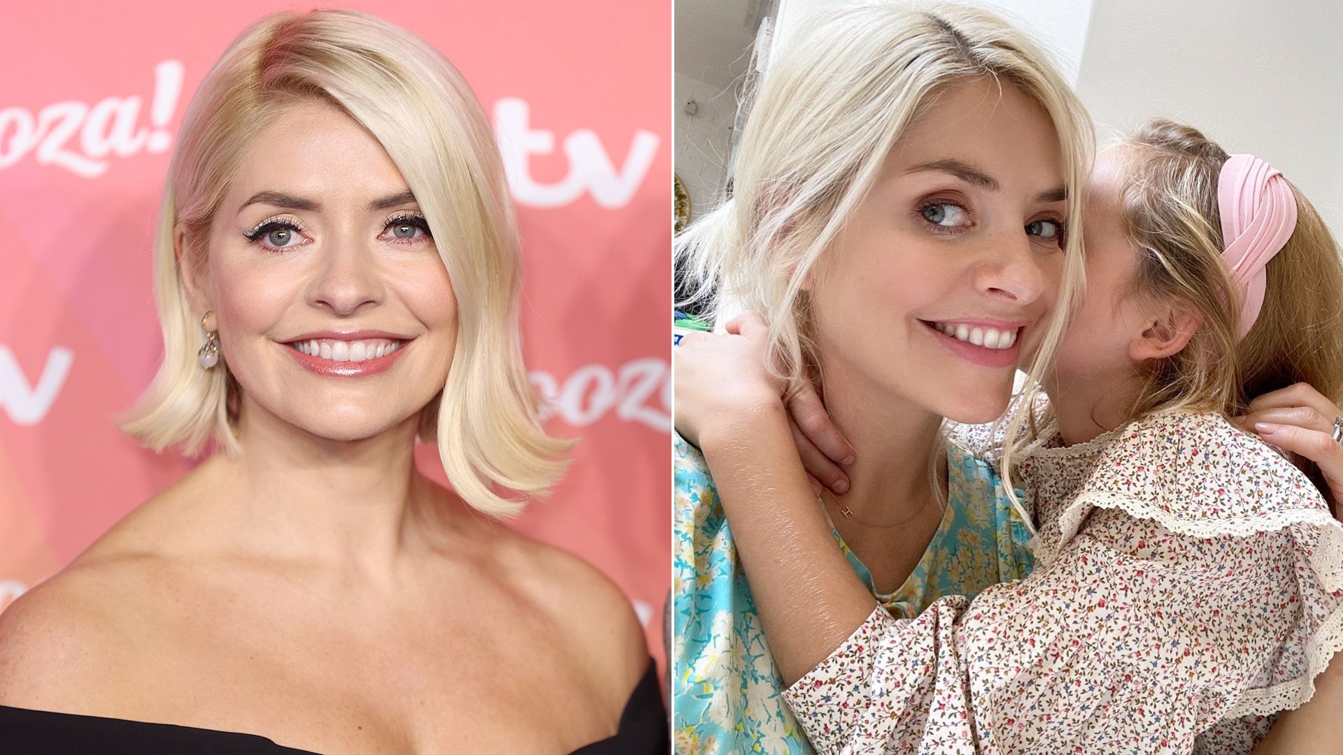 Holly Willoughby and her daughter, Belle