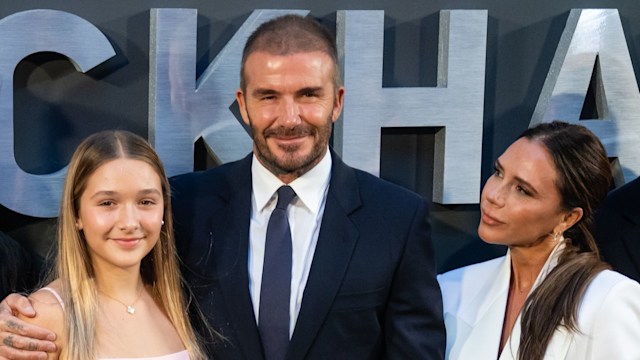 beckham family at premiere 