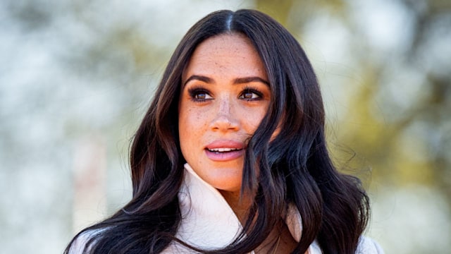 Meghan, Duchess of Sussex in white jacket