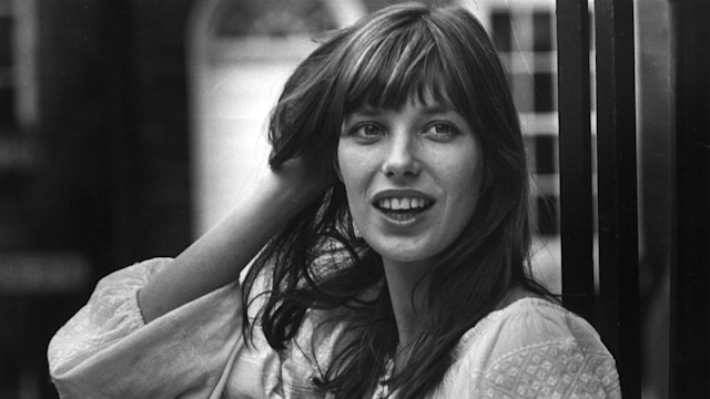 Jane Birkin black and white photo from 1971