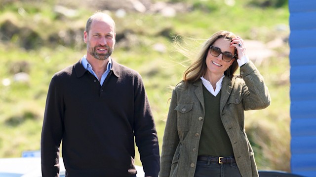 William and Kate walking on Iona