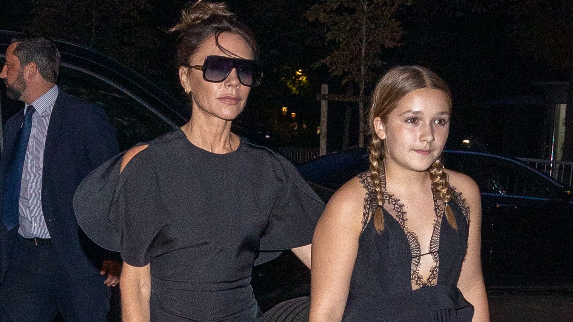 Harper Beckham's milk nails are a vintage Victoria manicure tribute