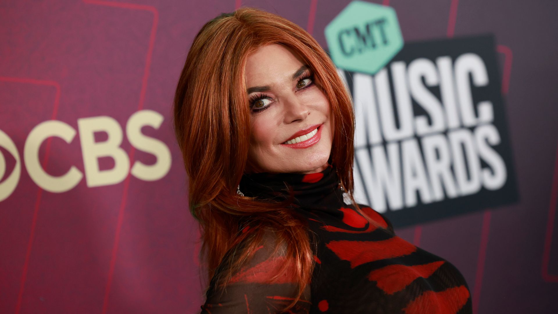 Shania Twain attends the 2023 CMT Music Awards at Moody Center on April 02, 2023 in Austin, Texas.