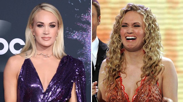 Carrie Underwood tries on 20-year-old dress from American Idol win — see  how it looks now | HELLO!