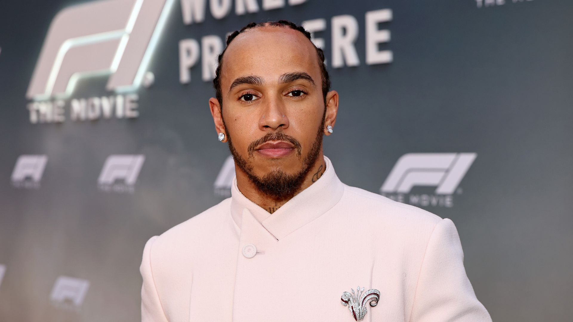 Lewis Hamilton attends the World Premiere of F1
