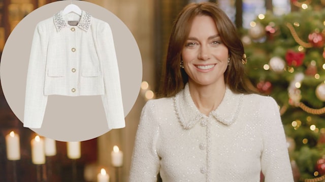 Princess Kate cardigan affordable alternative River Island